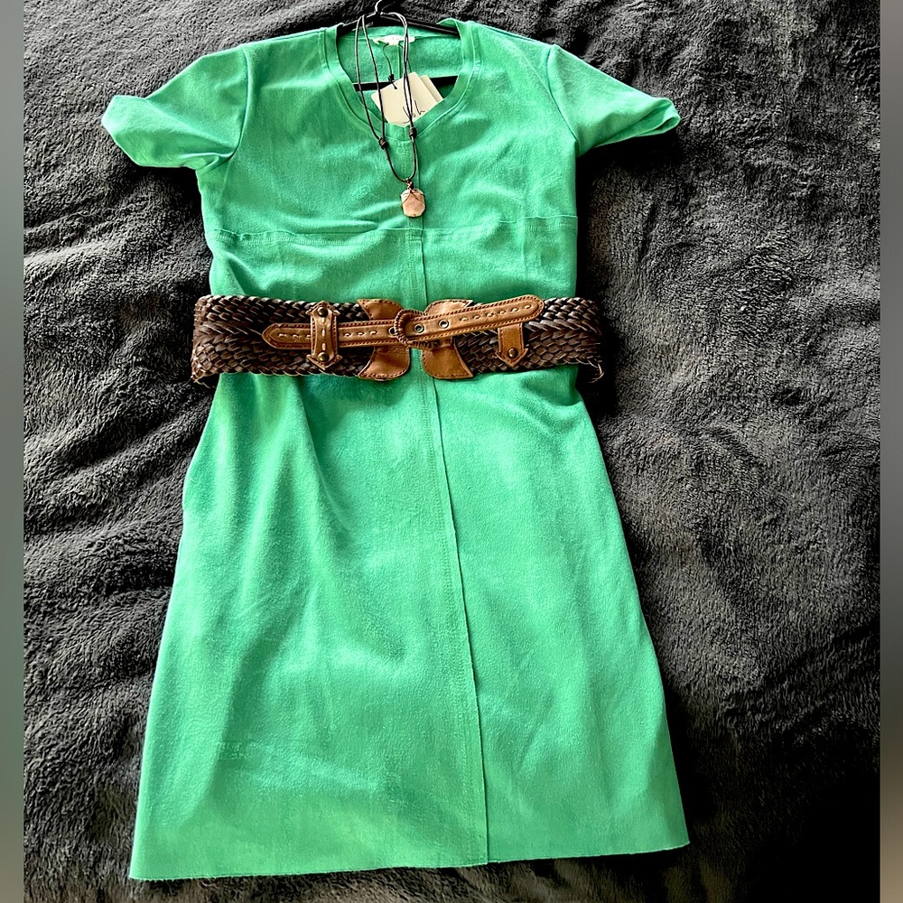 Joh suede dress with pockets
